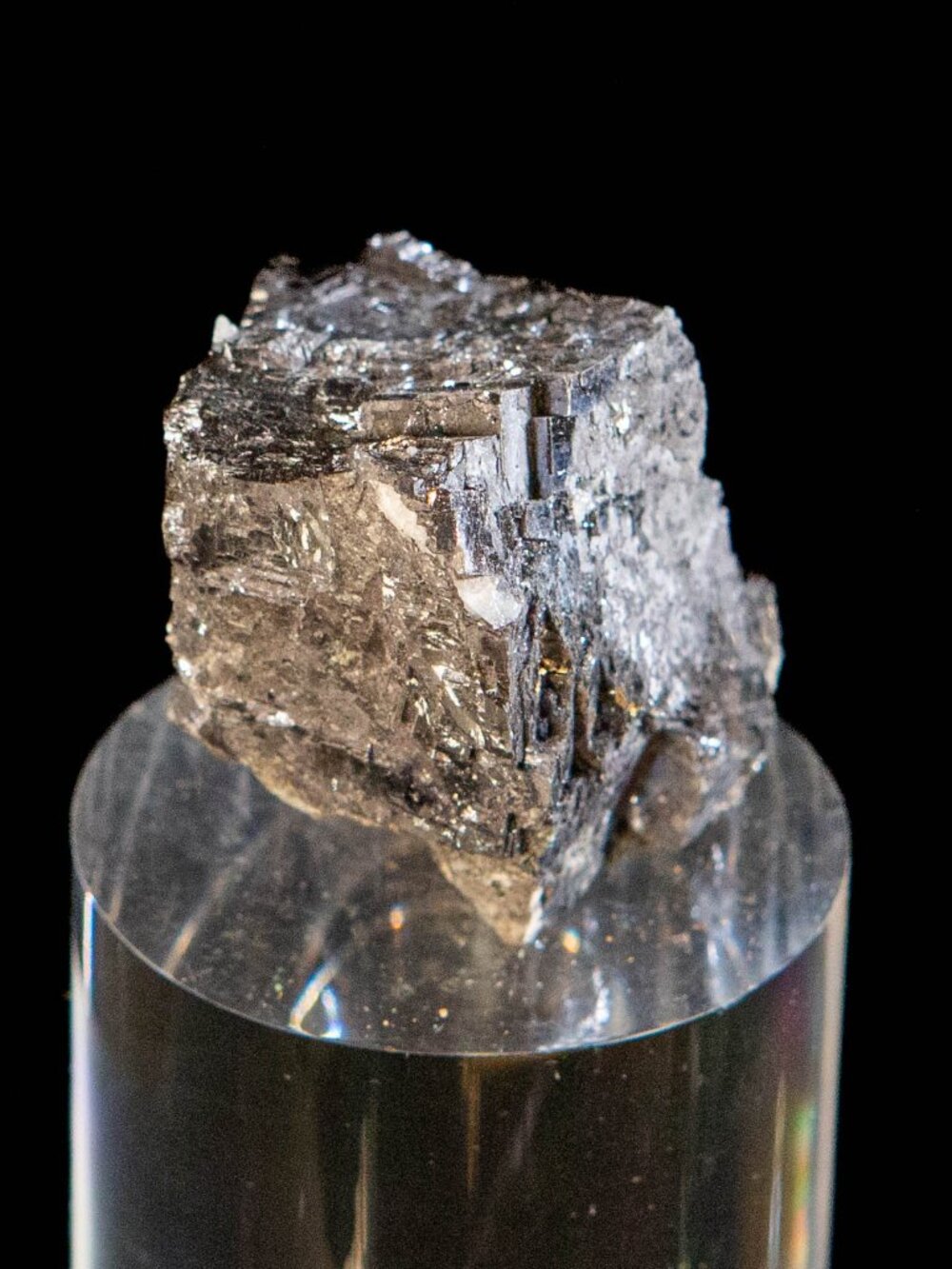 Raw Galena Crystal Specimen 190g Shiny Metallic Lead Ore